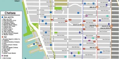 Peta dari Chelsea Manhattan