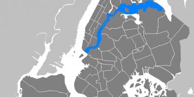 Peta dari Manhattan vektor