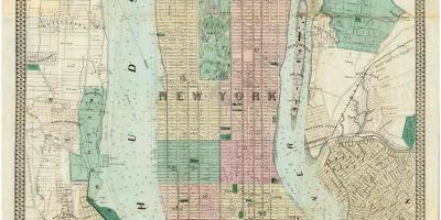 Sejarah Manhattan peta