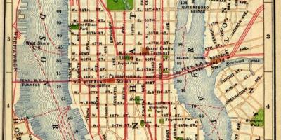 Peta tua Manhattan